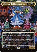 Alela, Artful Provocateur (SLD-1630) - mythic (Borderless)