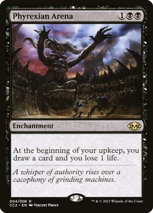 Phyrexian Arena (CC2-004) - rare - Foil