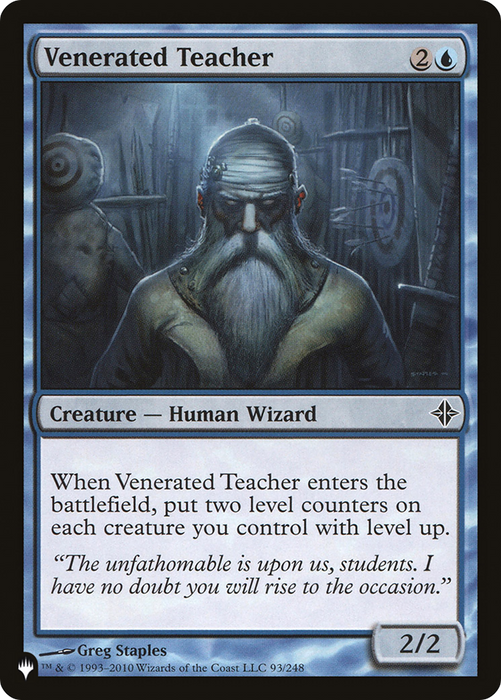 Venerated Teacher (LIST-ROE-93) - common