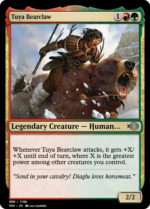 Tuya Bearclaw (PRM-86310) - uncommon - Foil