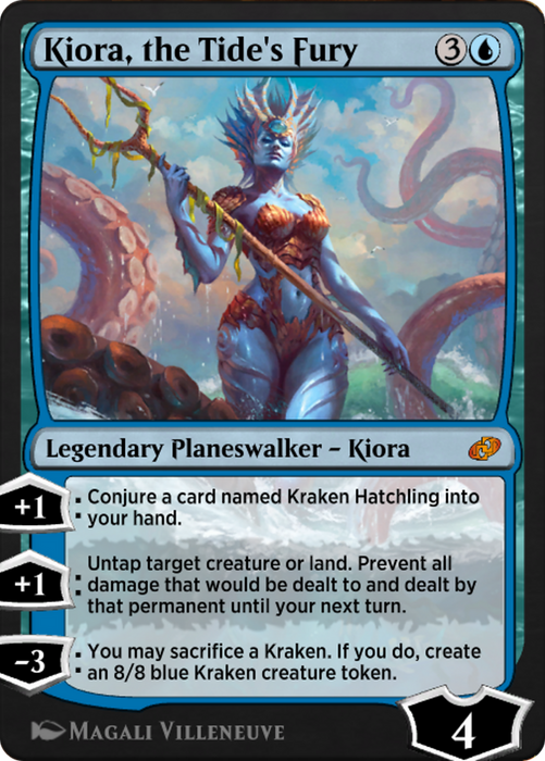 Kiora, the Tide's Fury (J21-010) - mythic