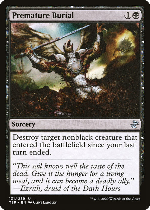 Premature Burial (TSR-131) - uncommon - Foil