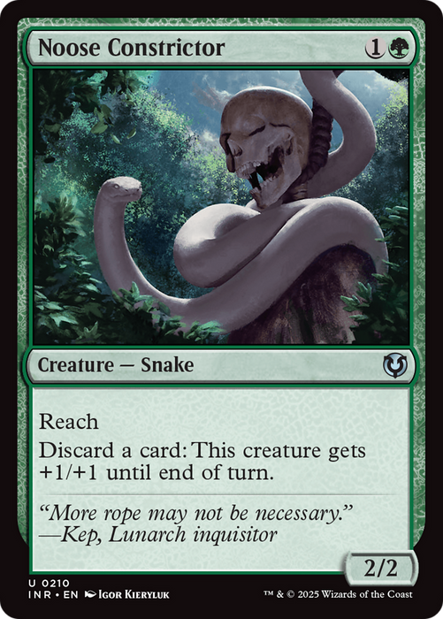 Noose Constrictor (INR-210) - uncommon - Foil
