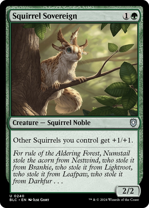 Squirrel Sovereign (BLC-240) - uncommon