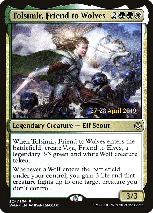 Tolsimir, Friend to Wolves (PRE-224S) - rare - Foil
