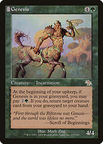 Genesis (JUD-117) - rare: (tombstone) - Foil
