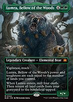 Lumra, Bellow of the Woods (BLB-342) - mythic (Borderless) - Foil