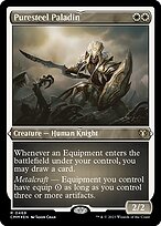 Puresteel Paladin (CMM-469) - rare - Etched Foil