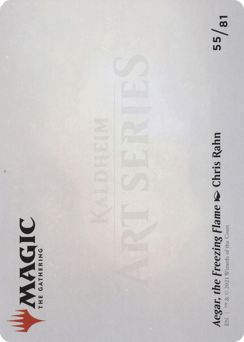 Aegar, the Freezing Flame // Aegar, the Freezing Flame (AKHM-055) - common (Borderless)