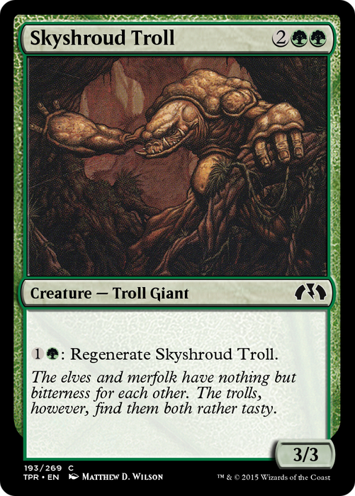 Skyshroud Troll (TPR-193) - common