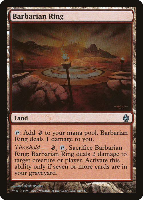 Barbarian Ring (PD2-028) - uncommon - Foil