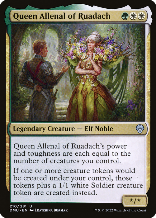 Queen Allenal of Ruadach (DMU-210) - uncommon - Foil