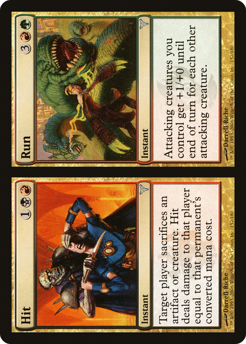 Hit // Run (DIS-152) - uncommon - Foil