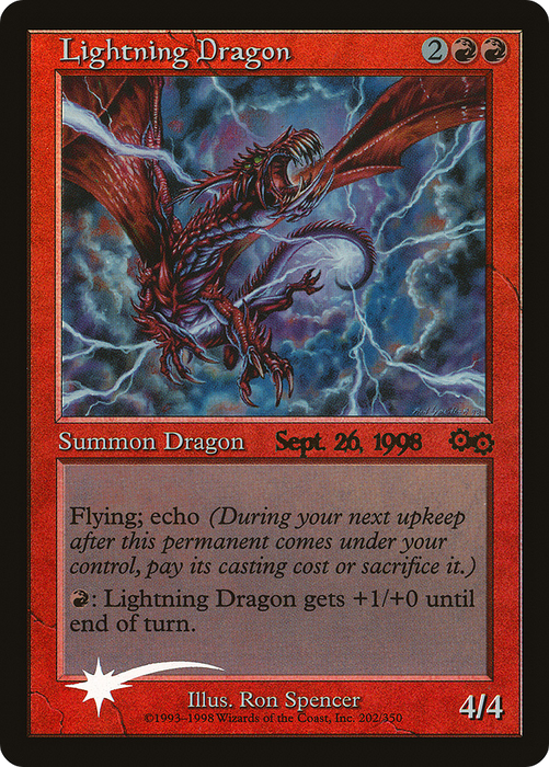 Lightning Dragon (PRE-202) - rare - Foil
