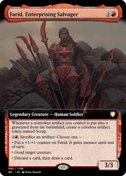 Farid, Enterprising Salvager (PRM-105728) - rare