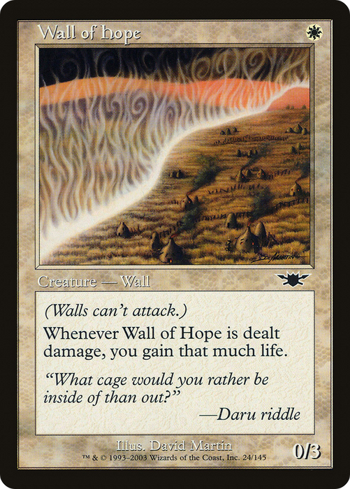 Wall of Hope (LGN-024) - common - Foil