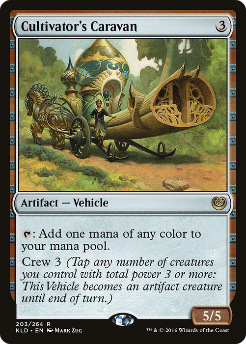 Cultivator's Caravan (KLD-203) - rare - Foil