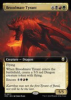 Broodmate Tyrant (M3C-071) - rare: (Extended Art) - Foil