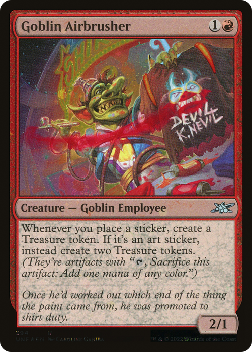 Goblin Airbrusher (UNF-394) - uncommon - Foil