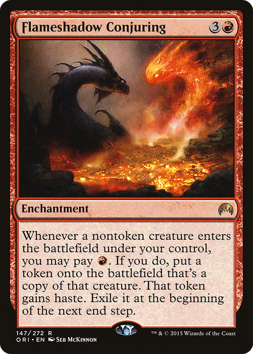 Flameshadow Conjuring (ORI-147) - rare - Foil