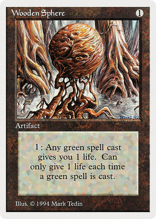 Wooden Sphere (SUM-281) - uncommon
