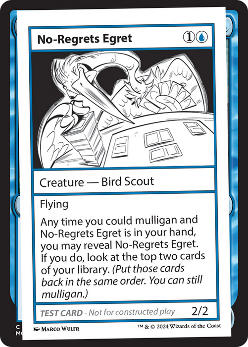 No-Regrets Egret (MB2PC-297) - rare