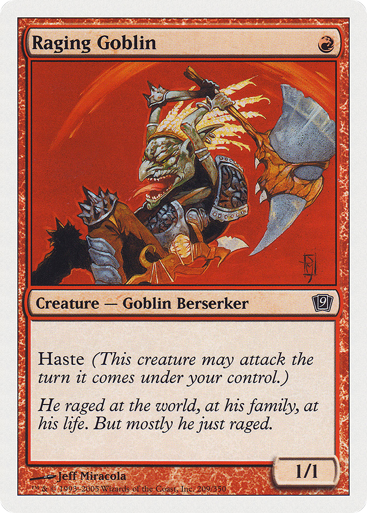 Raging Goblin (9ED-209) - common