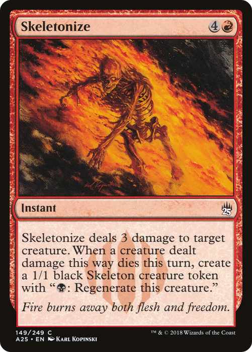 Skeletonize (A25-149) - common - Foil
