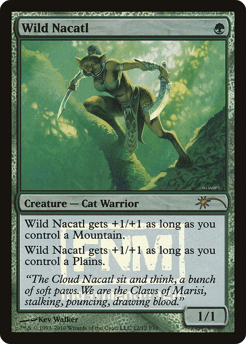 Wild Nacatl (FNM-012) - rare - Foil