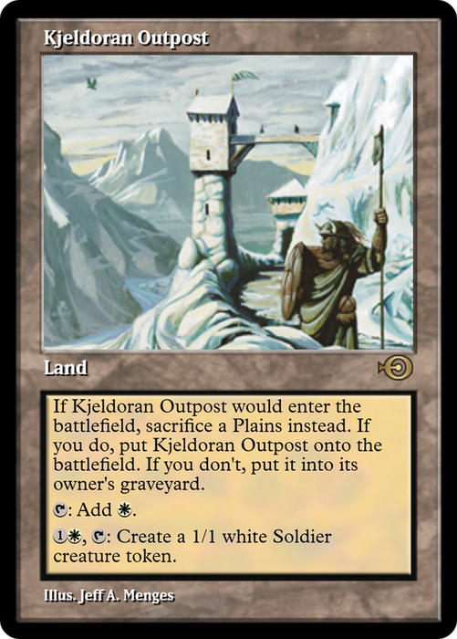 Kjeldoran Outpost (PRM-23952) - rare - Foil