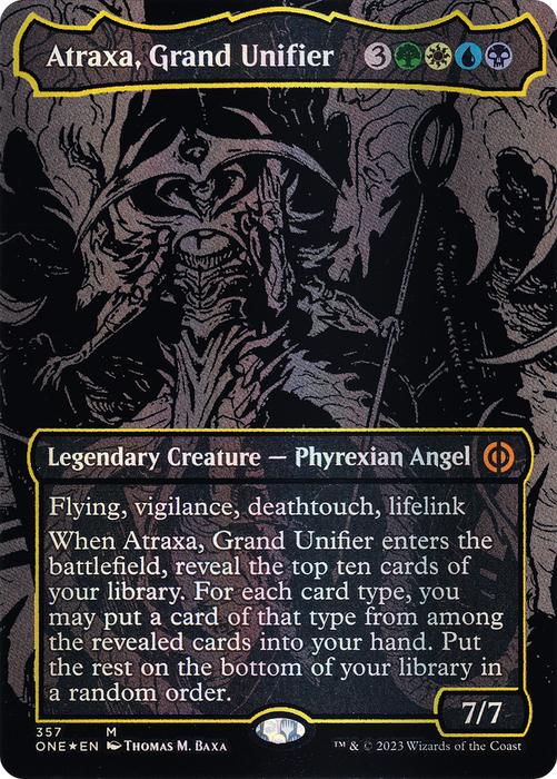 Atraxa, Grand Unifier (ONE-357) - mythic (Borderless) - Foil