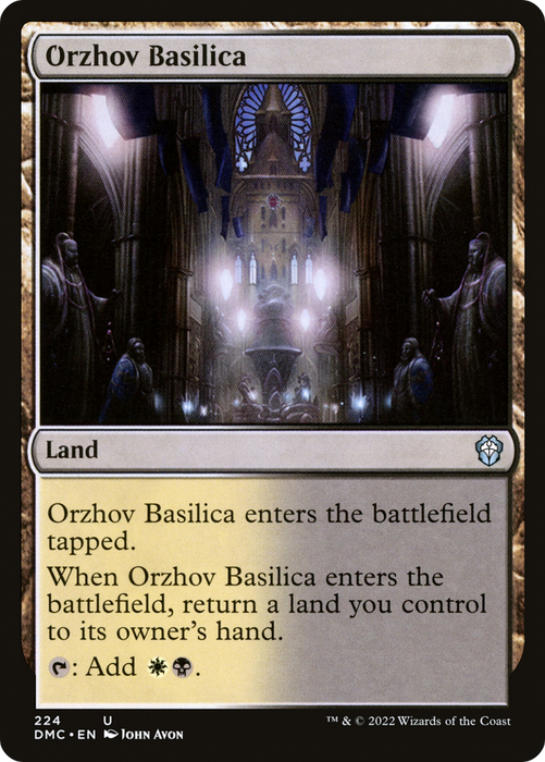 Orzhov Basilica (DMC-224) - uncommon