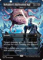 Defile (SLD-1793) - rare / Beholder's Enervation Ray (Borderless) - Foil