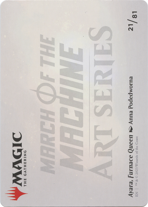 Ayara, Furnace Queen // Ayara, Furnace Queen (AMOM-021) - common (Borderless) - Foil