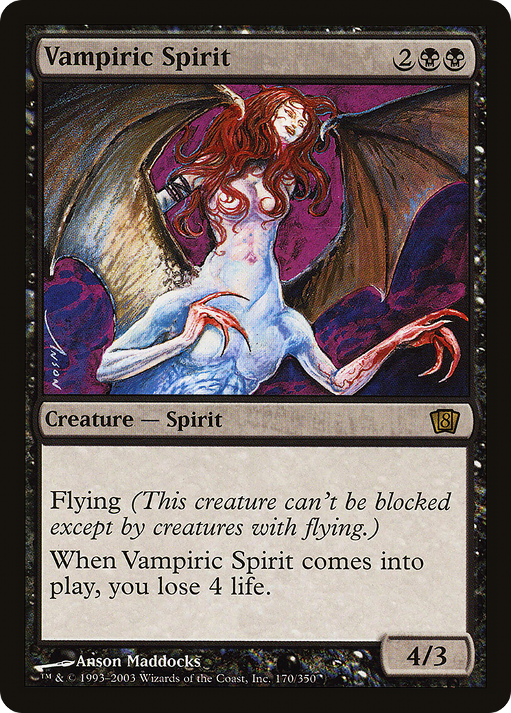 Vampiric Spirit (8ED-170★) - rare - Foil