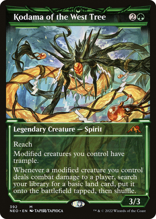 Kodama of the West Tree (NEO-392) - mythic: (Showcase) - Foil