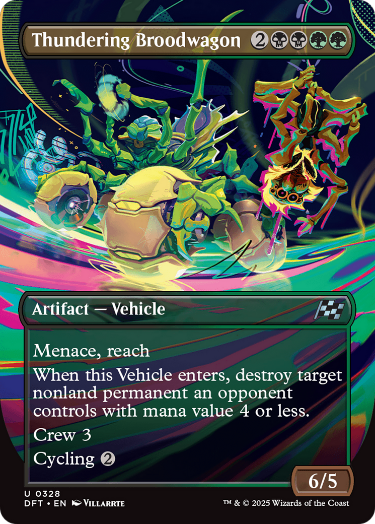 Thundering Broodwagon (DFT-328) - uncommon (Borderless)