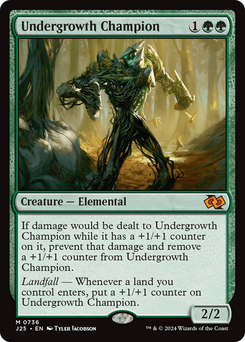 Undergrowth Champion (J25-736) - mythic