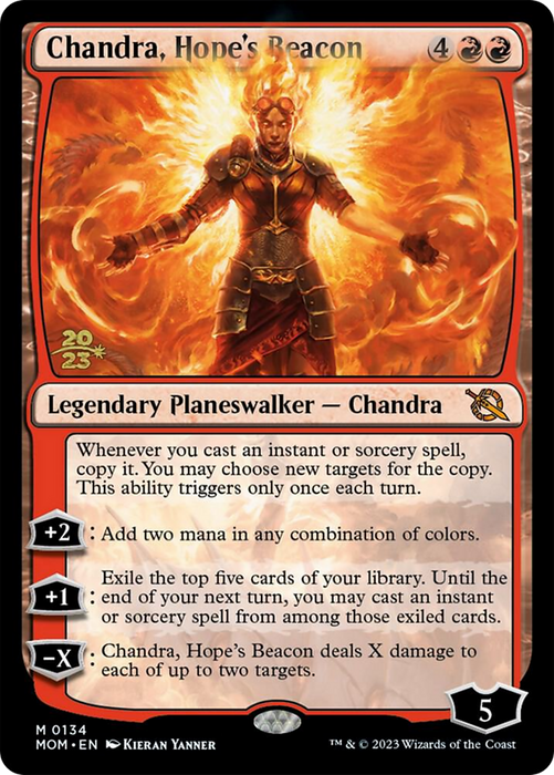 Chandra, Hope's Beacon (PRE-134S) - mythic - Foil