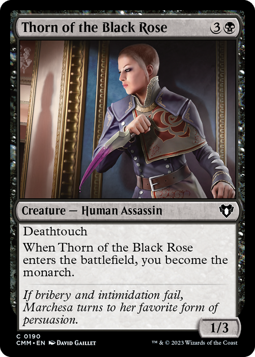 Thorn of the Black Rose (CMM-190) - common - Foil