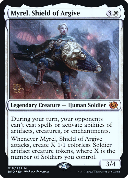 Myrel, Shield of Argive (PRE-18S) - mythic - Foil