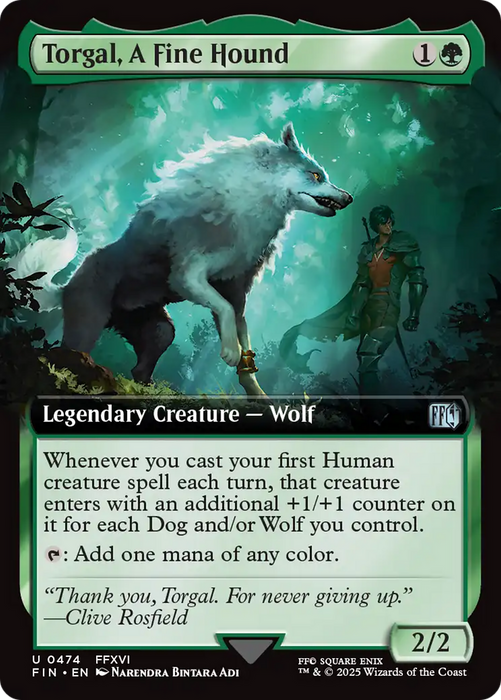 Torgal, A Fine Hound (Extended Art) (FIN-474) - uncommon