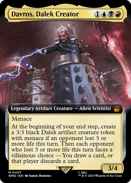 Davros, Dalek Creator (WHO-407) - mythic: (Extended Art)
