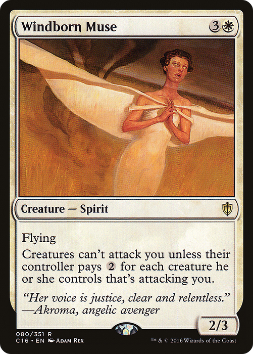Windborn Muse (C16-080) - rare
