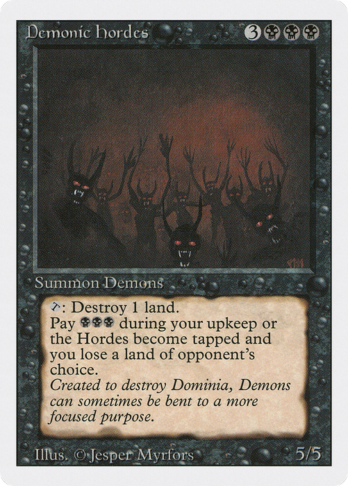 Demonic Hordes (3ED-104) - rare