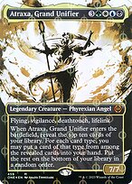 Atraxa, Grand Unifier (ONE-459) - mythic: (Showcase) (Borderless) - Foil
