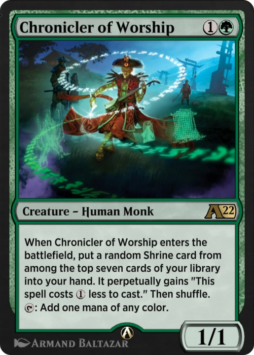 Chronicler of Worship (YNEO-025) - rare