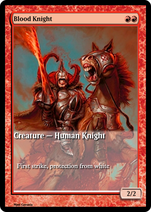 Blood Knight (PRM-35984) - uncommon - Foil