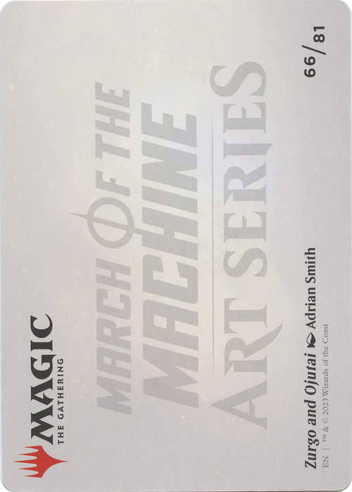 Zurgo and Ojutai // Zurgo and Ojutai (AMOM-066) - common (Borderless) - Foil