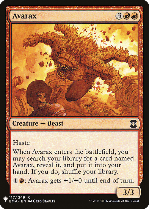 Avarax (LIST-EMA-117) - common